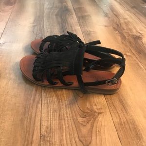 Fringe American Eagle Strapy Sandals